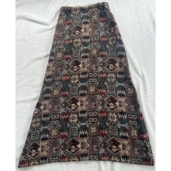 Dresses & Skirts - Vintage SUMMIT OF BOSTON Tapestry‎ Retro Midi Geometric Skirt Small